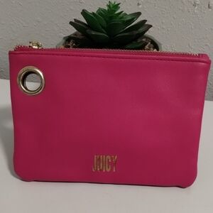 Juicy Couture Vibrant Pink Wristlet